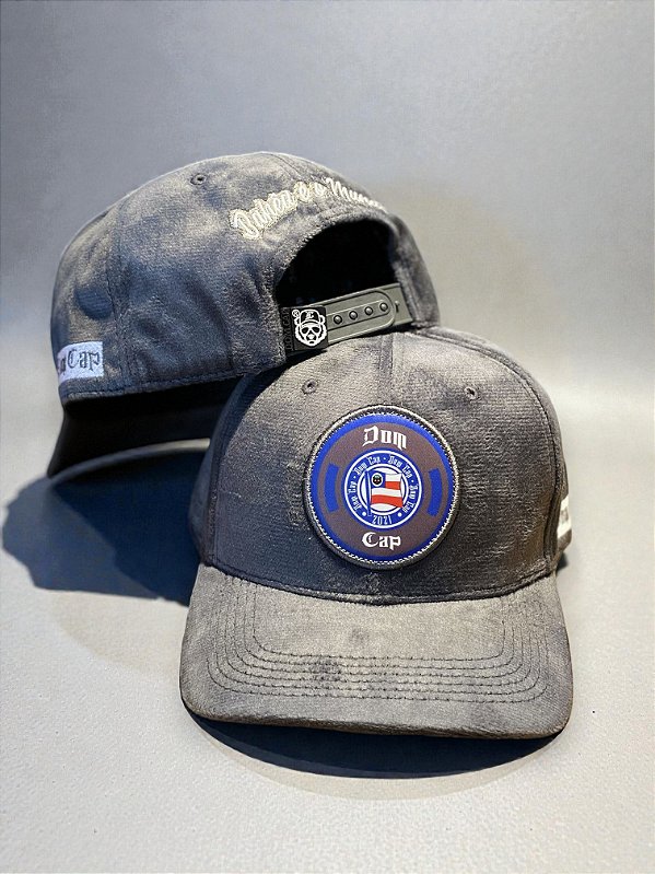 Boné Dom Cap Bahia torcedor Cinza