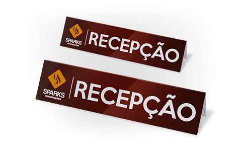 Display de mesa tipo A grande