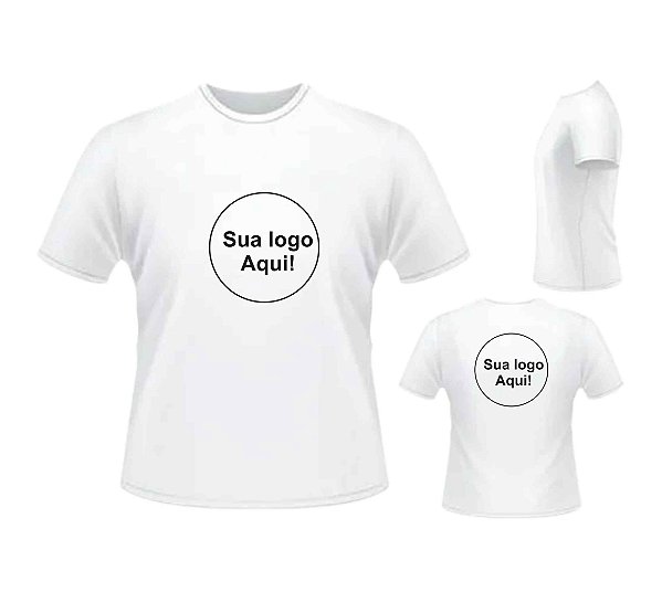 Camiseta Branca de poliester