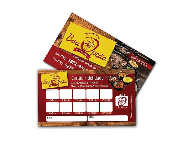 Cartão Fidelidade I 1000 unidades