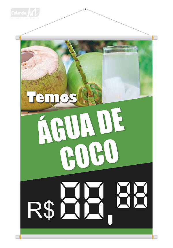 Banner Água de Coco