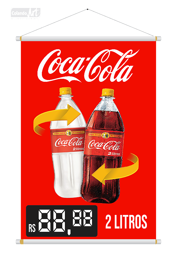 Banner Coca Cola Retornável