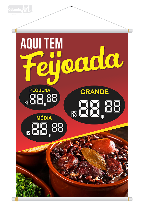 Banner Feijoada Com Preço