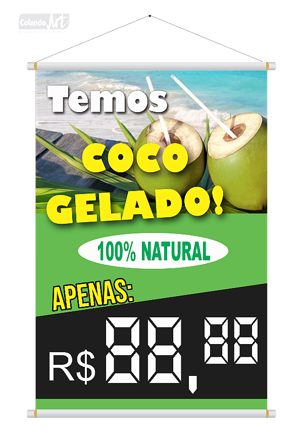 Banner Temos Coco Gelado
