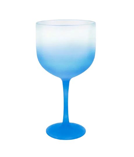 TAÇA GIN AZUL DEGRADÊ  580ML 10 unidades