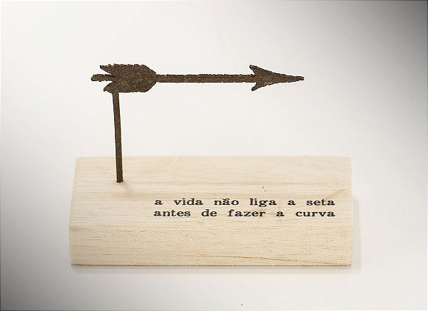 Mini escultura de mesa "a vida..."