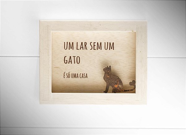 Quadro mini mad clara cru Um lar