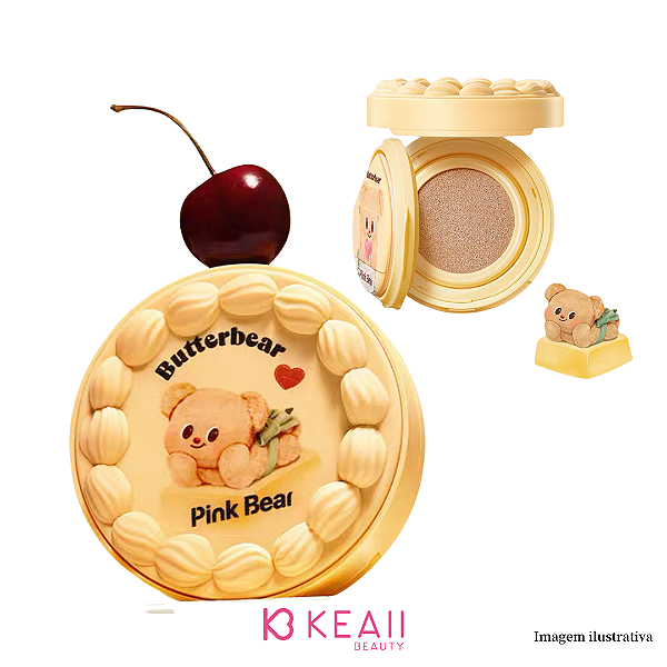 Cushion Pink Bear x Butterbear