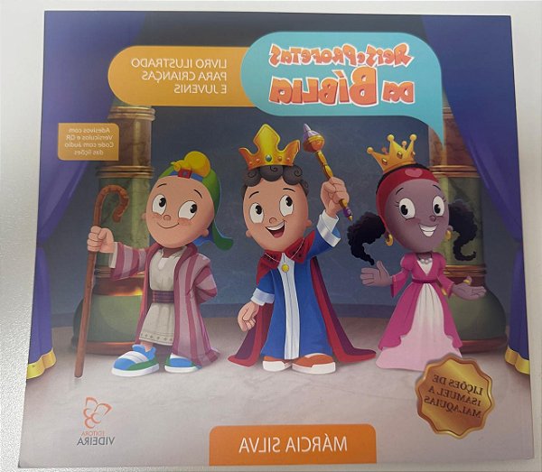 Livro ilustrado - Reis e profetas da bíblia nova edição.
