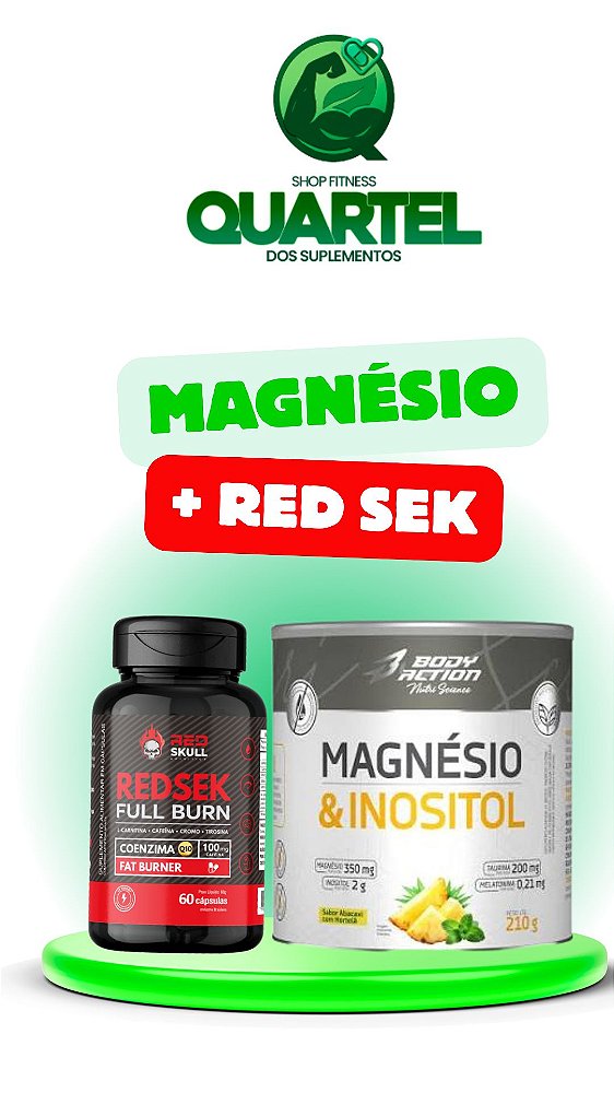 Kit Red sek e Magnésio