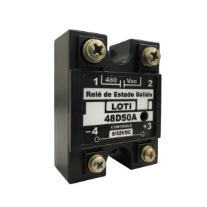 RELE DE ESTADO SÓLIDO 48RD50 50A LOTI