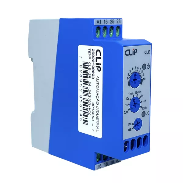 RELE TEMPORIZADOR CLE-2R RETARDO/PULSO 24-240VAC/VCC