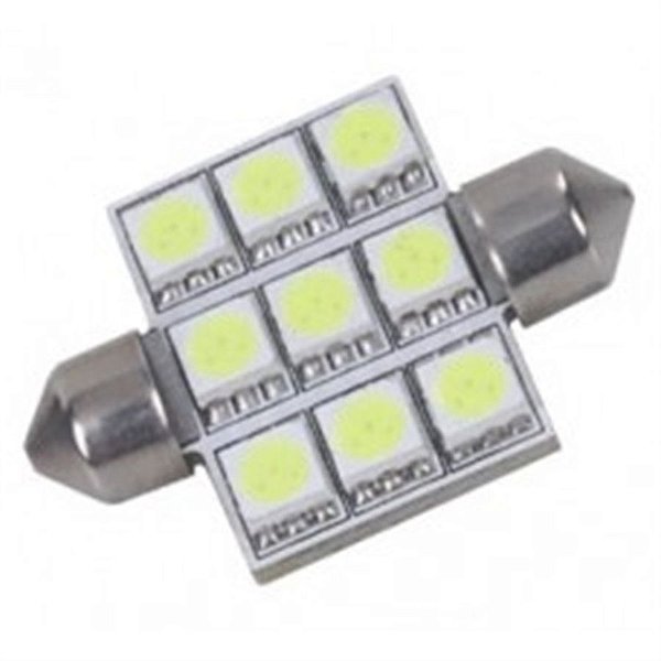 Lâmpada Led BA36-5050-9 - 9 Leds Automotiva