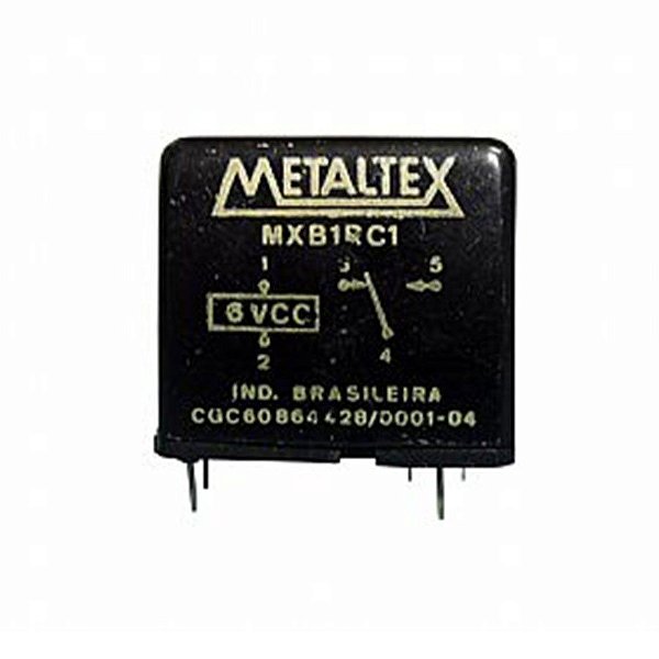 Rele Metaltex 1 Contatos MXB1RC1