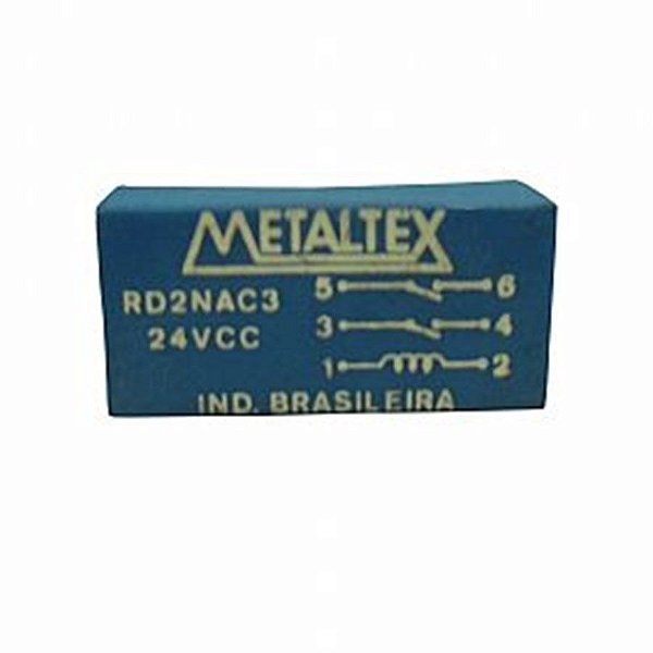 Rele Metaltex Reed 2 Contatos RD2NAC3