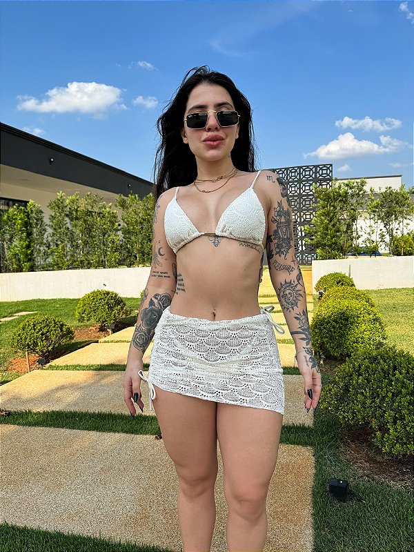 TOP CORTININHA RENDA OFF WHITE