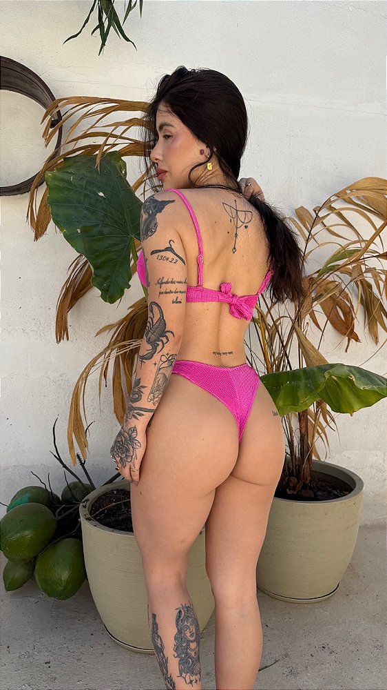 CALCINHA AVIADOR SHINE PINK