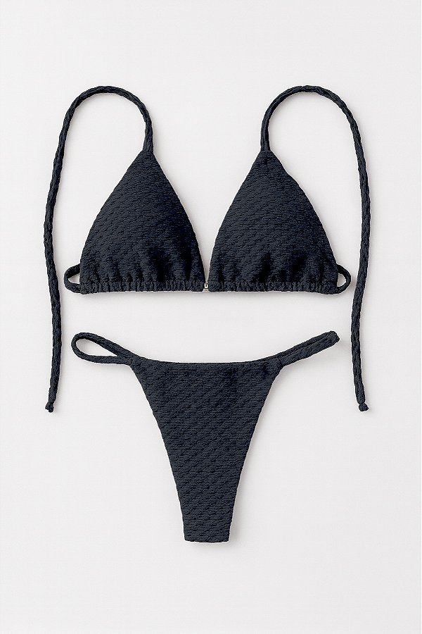 BIQUÍNI BASIC FIO TOUCH PRETO