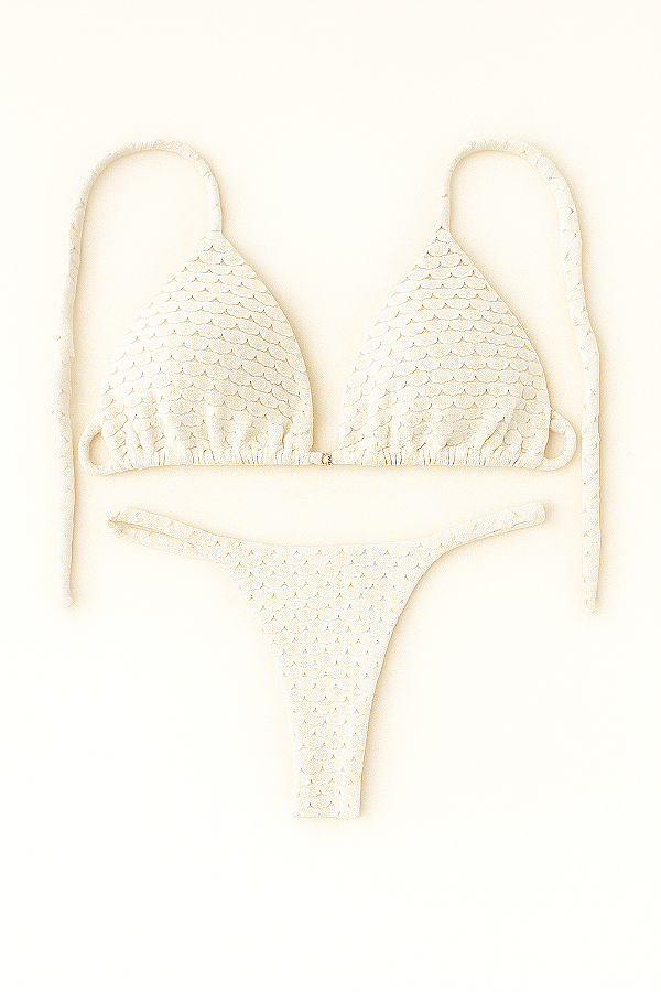 BIQUÍNI BASIC FIO FLAKES OFF WHITE