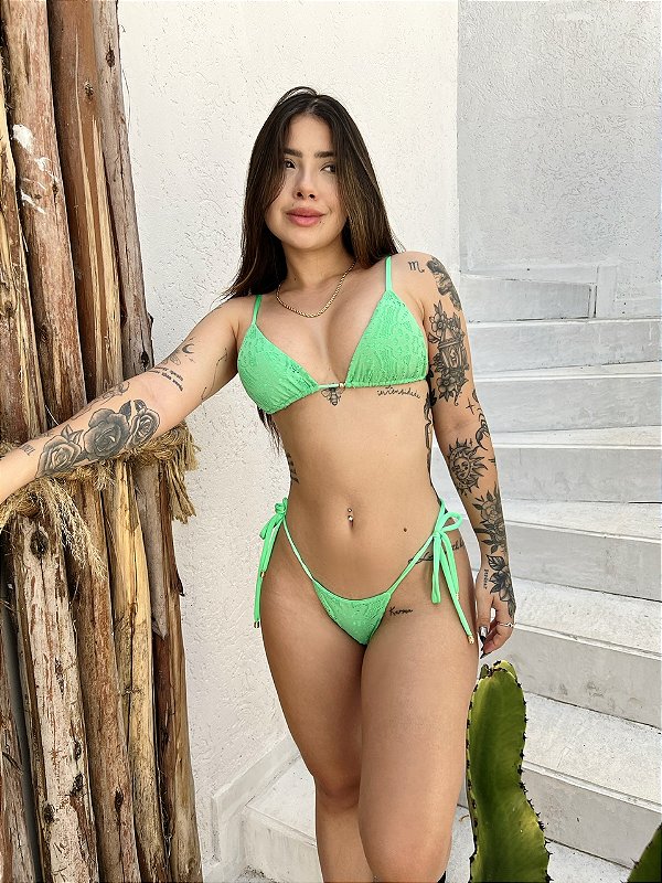 BIQUÍNI LACINHO LAISE VERDE