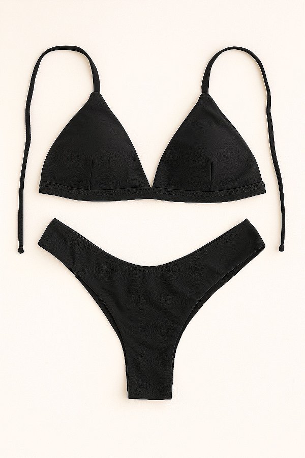 BIQUÍNI BASIC FIXO AVIADOR PRETO