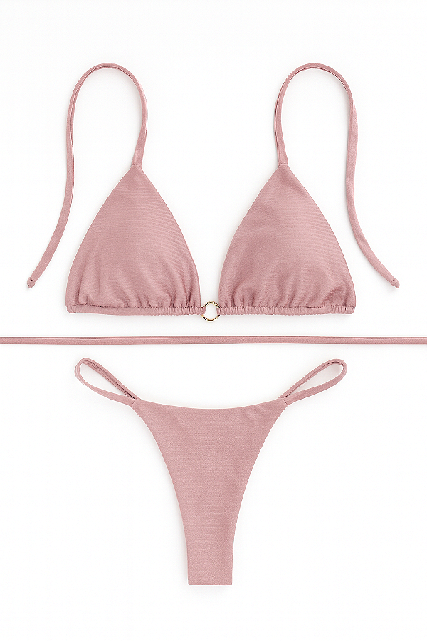 BIQUÍNI CORTININHA ROSE GLOSS