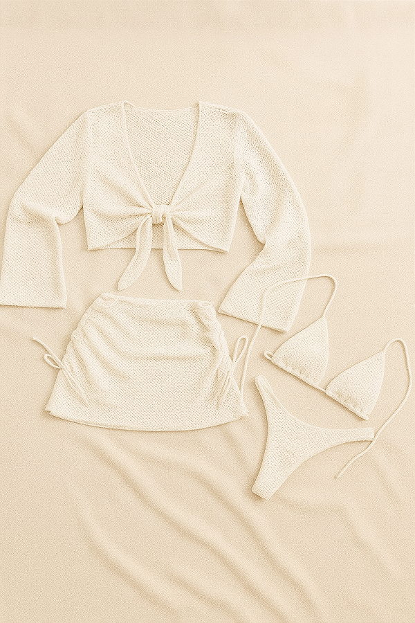 BIQUÍNI E SAÍDA LUNA OFF WHITE