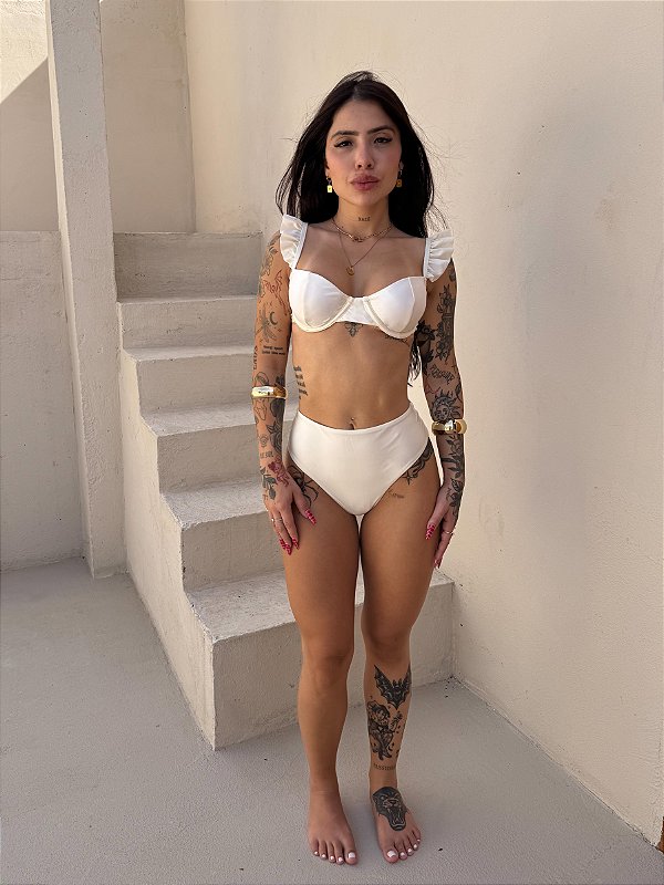 BIQUINÍ HOT PANT MUSE OFF WHITE