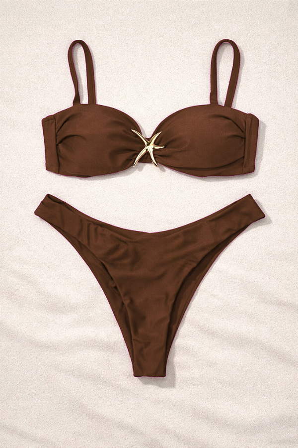 BIQUÍNI AVIADOR FRESH MARROM