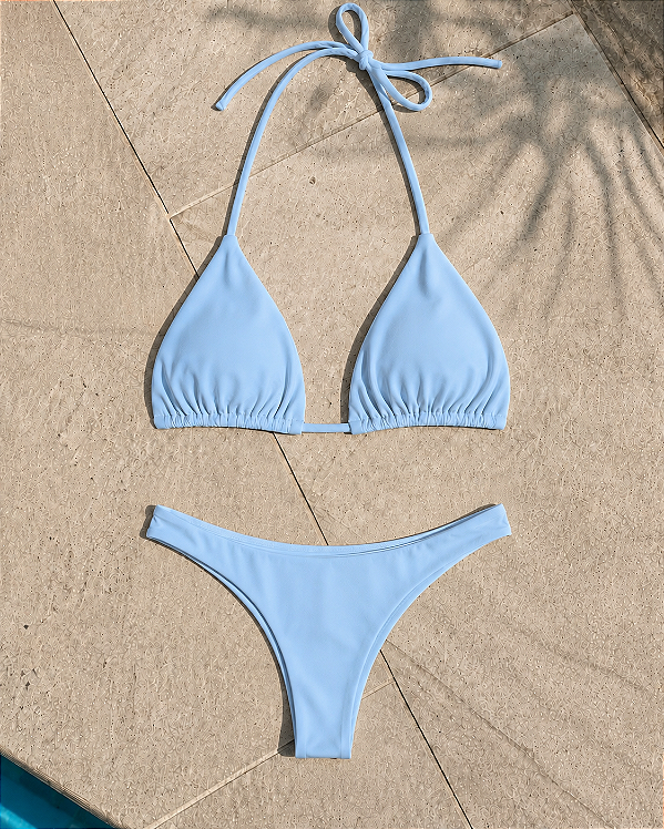 BIQUÍNI CORTININHA RUSH CREAMY BLUE