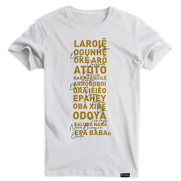 Camisa Feminina Saudações Orixás 24