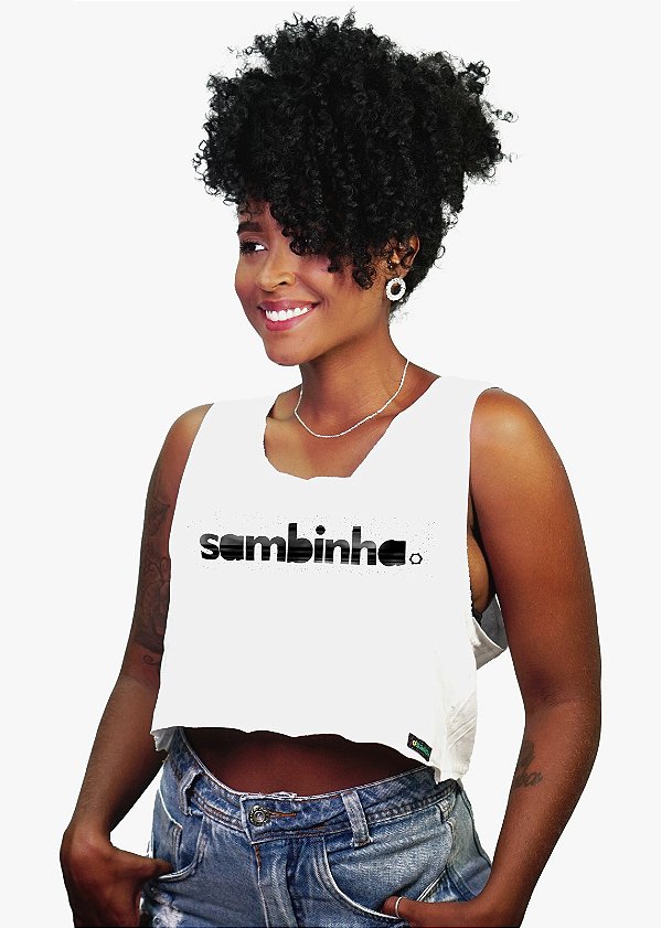 Cropped Minimalista Sambinha  DS24