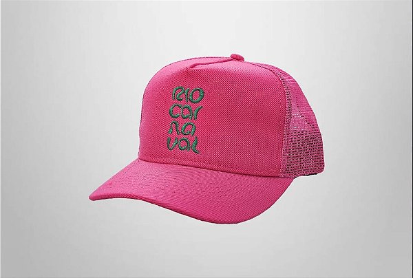 Boné Rio Carnaval Verde e Rosa DS25
