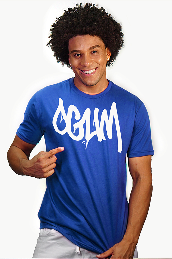 Tshirt Ogum/São Jorge azul DS25
