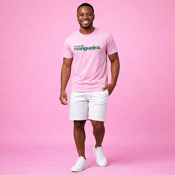 Tshirt - Morro de Mangueira - Rosa - Meu LugarDS26