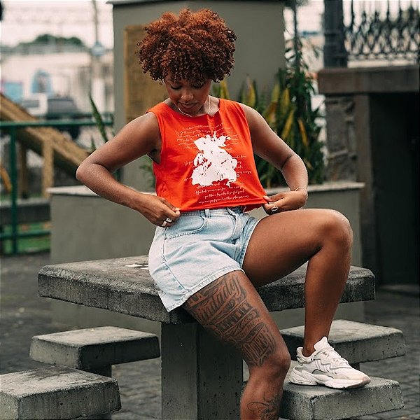 Cropped Oração - Vermelho - DS26