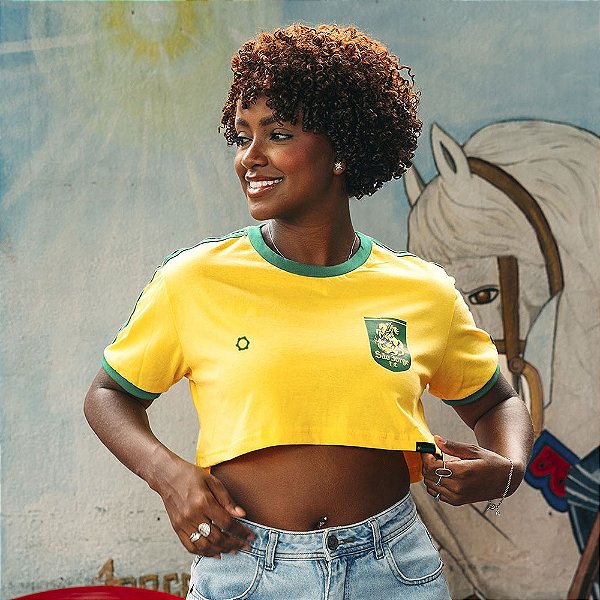 Cropped Guerreiro 23 - Amarela - DS26