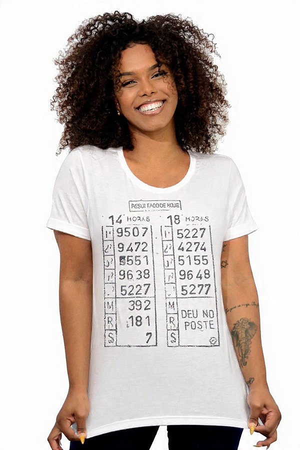 Blusa Feminina Jogo do Bicho D SAMBA