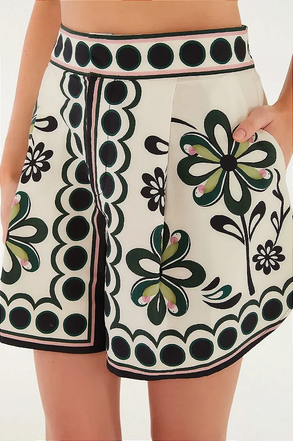 Short florara estampada Farm  366973