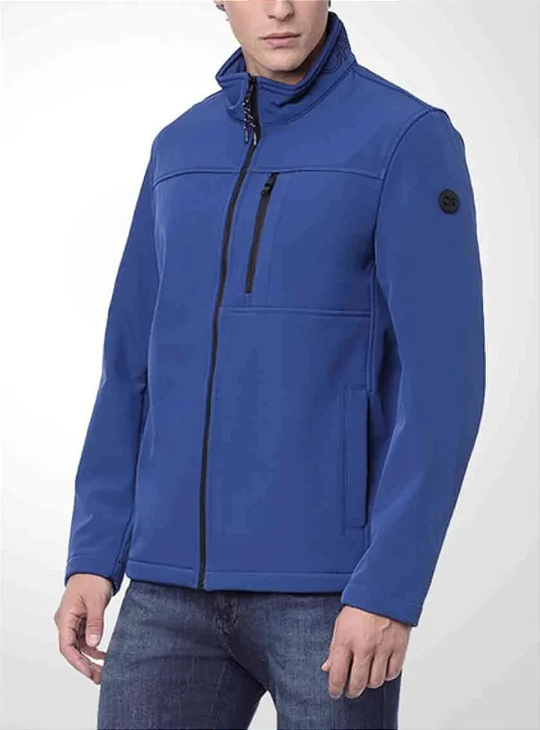 Jaqueta basic aquaguard azul royal Calvin Klein cme03810