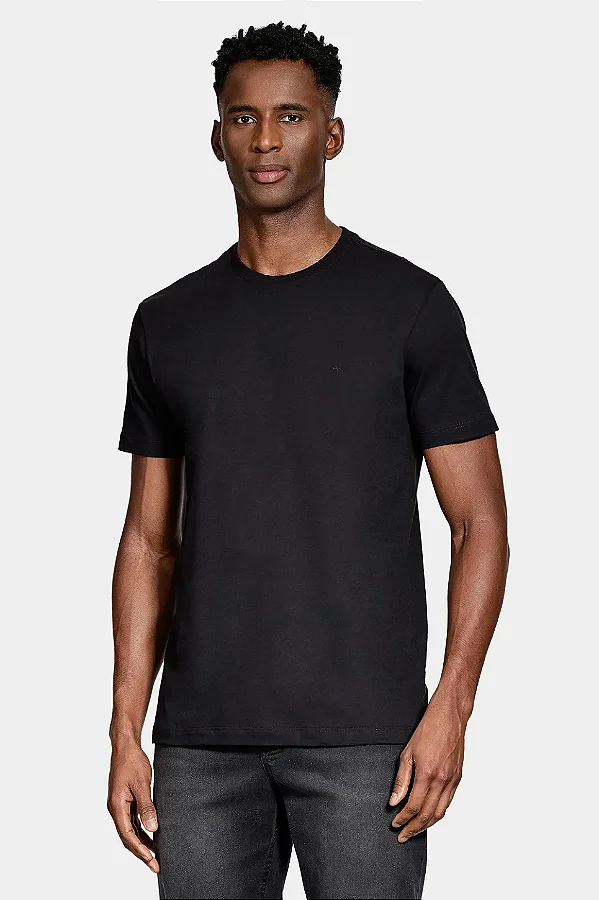Camiseta regular preto Aramis CS.12.0590