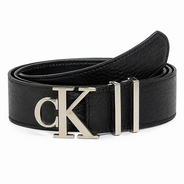 Cinto CKJ fivela CK preto CF40F86CI971