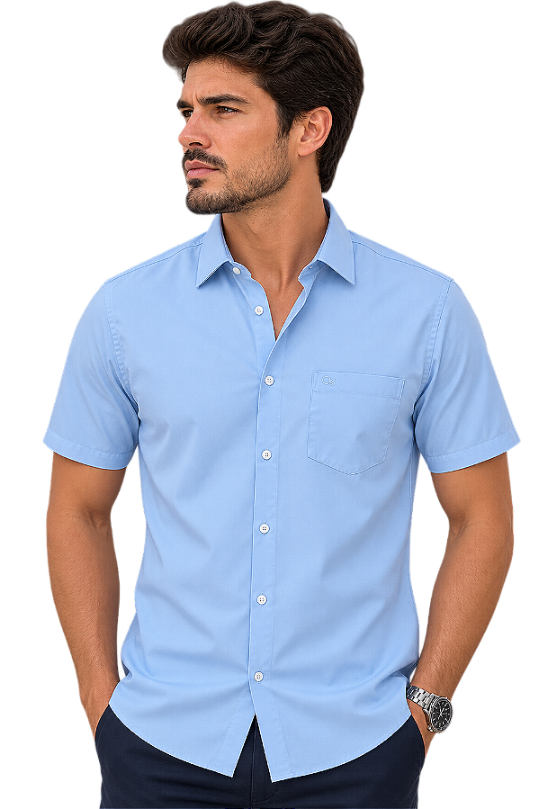 Camisa mc essencial trad tric azul Ogochi 001450021