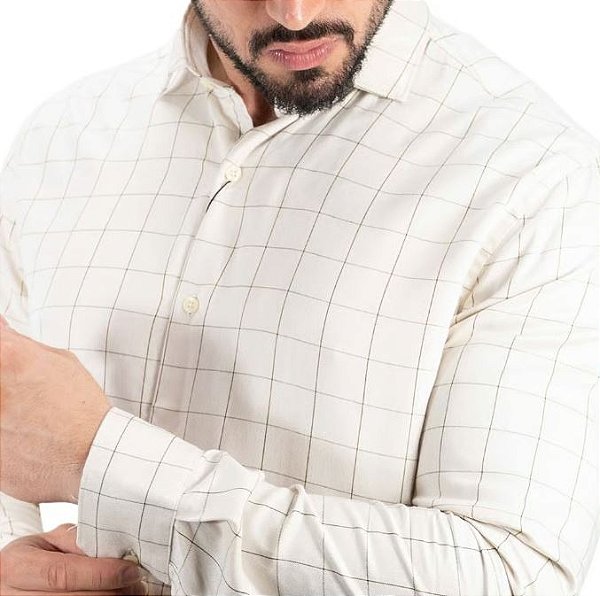 Camisa slim sarja xadrez Aramis ML 05 0157