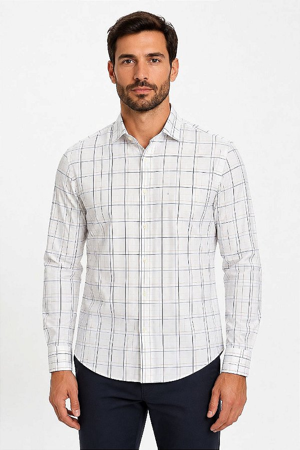 Camisa tricoline xadrez Aramis ML020539