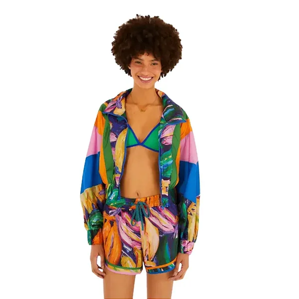 Short nylon bananas pintadas estampada Farm Beach 369546