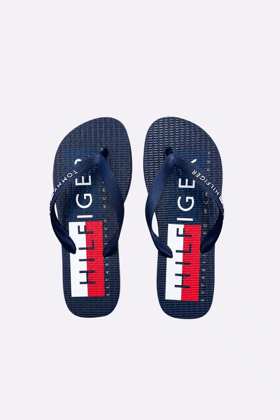 Chinelo Tommy Hilfiger azul marinho ABFM0FM03948