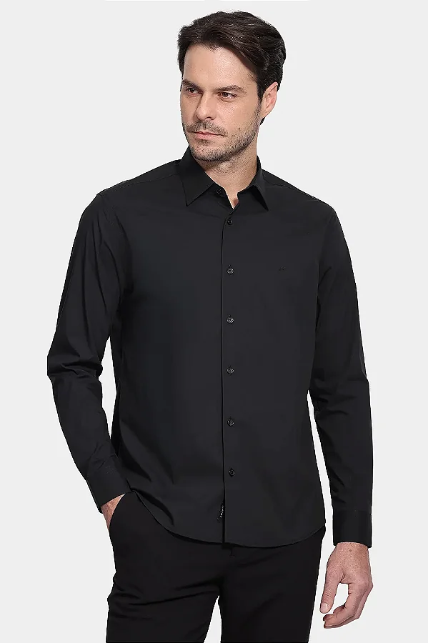 Camisa slim preta Aramis ML.02.0676