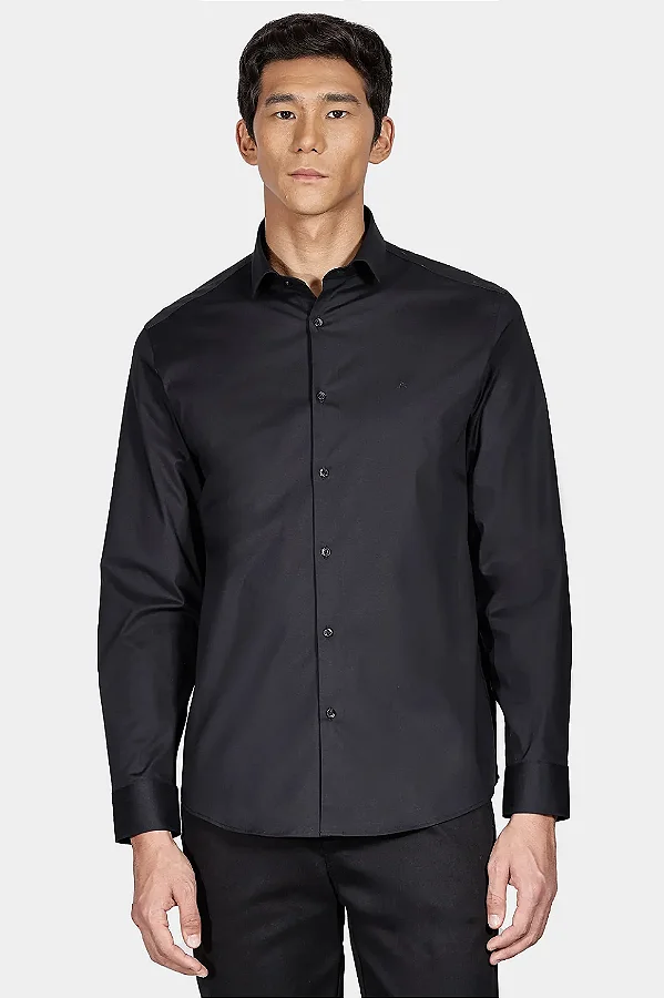 Camisa reg tricoline preta Aramis ML.020677