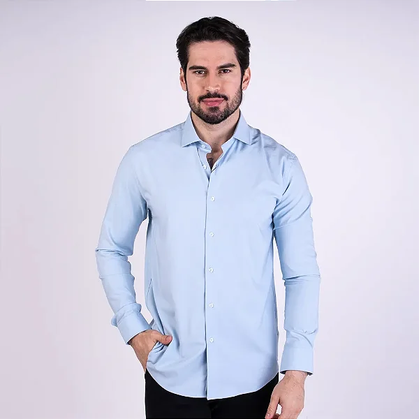Camisa slim stretch azul claro Aramis ML.02.0625